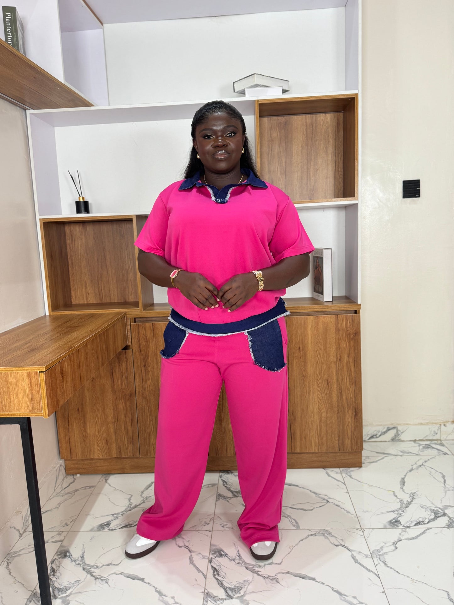 Luna’s pink two piece