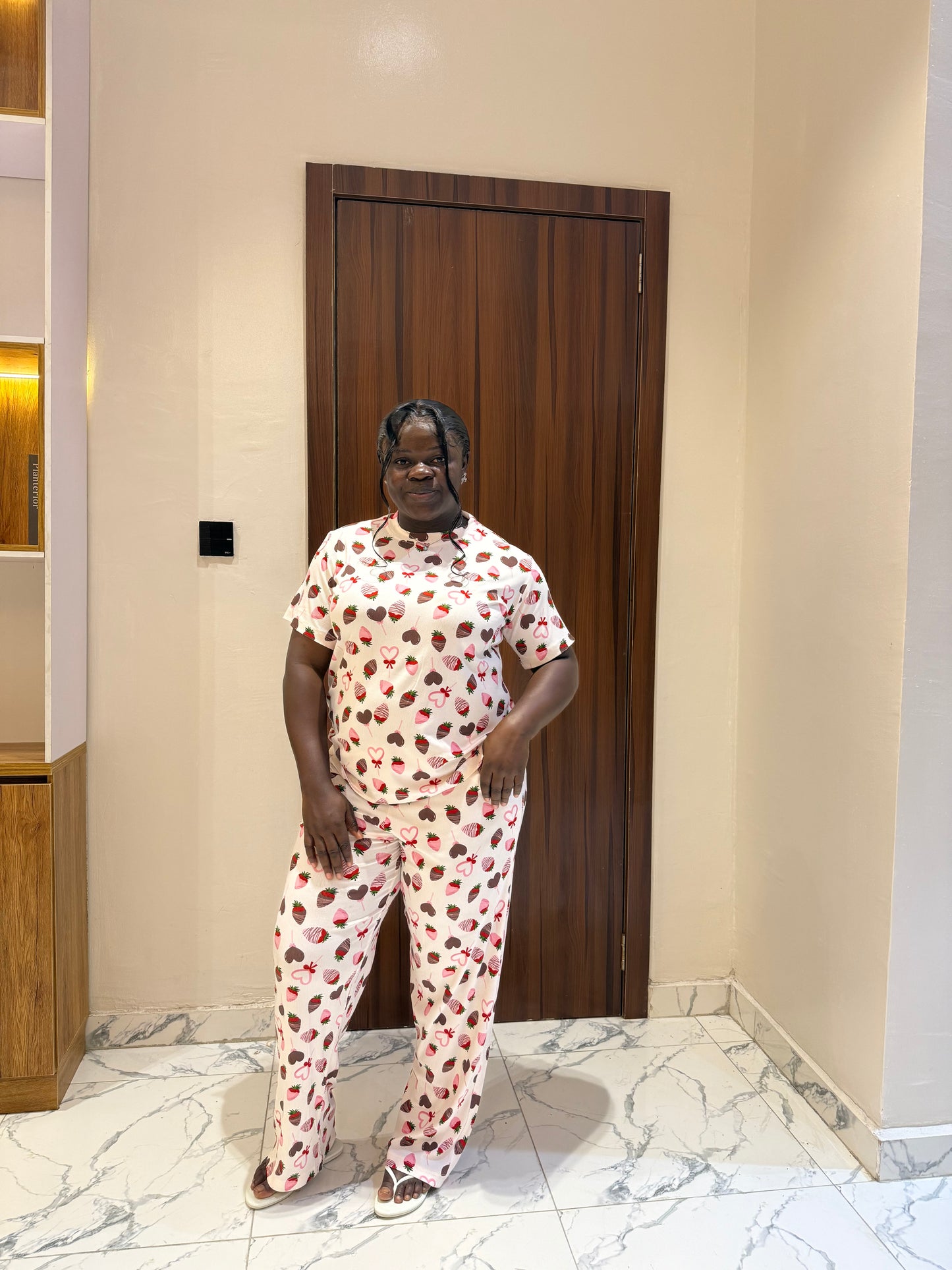 Strawberry design pajamas