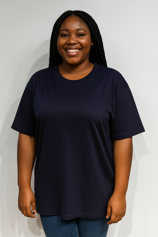 Navy blue plain T-Shirt