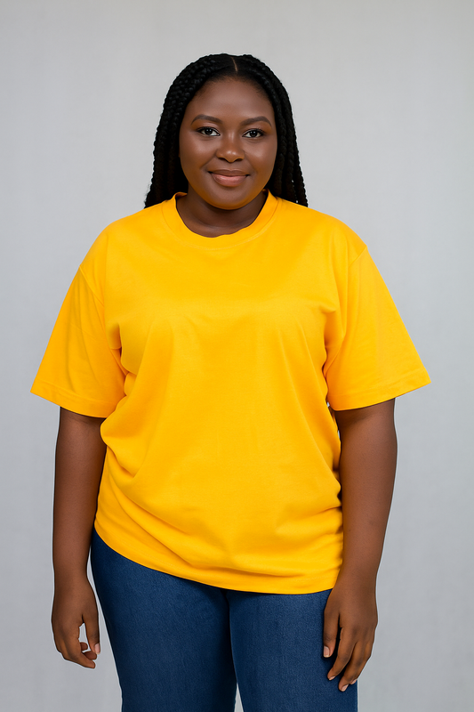 Yellow plain T-Shirt