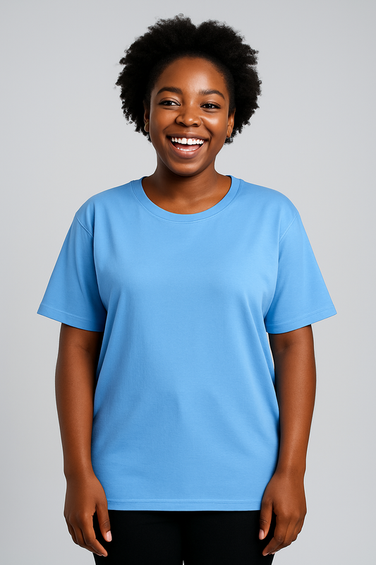 Sky blue plain T-Shirt