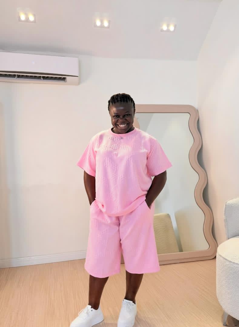 Luxury pink 2 piece set