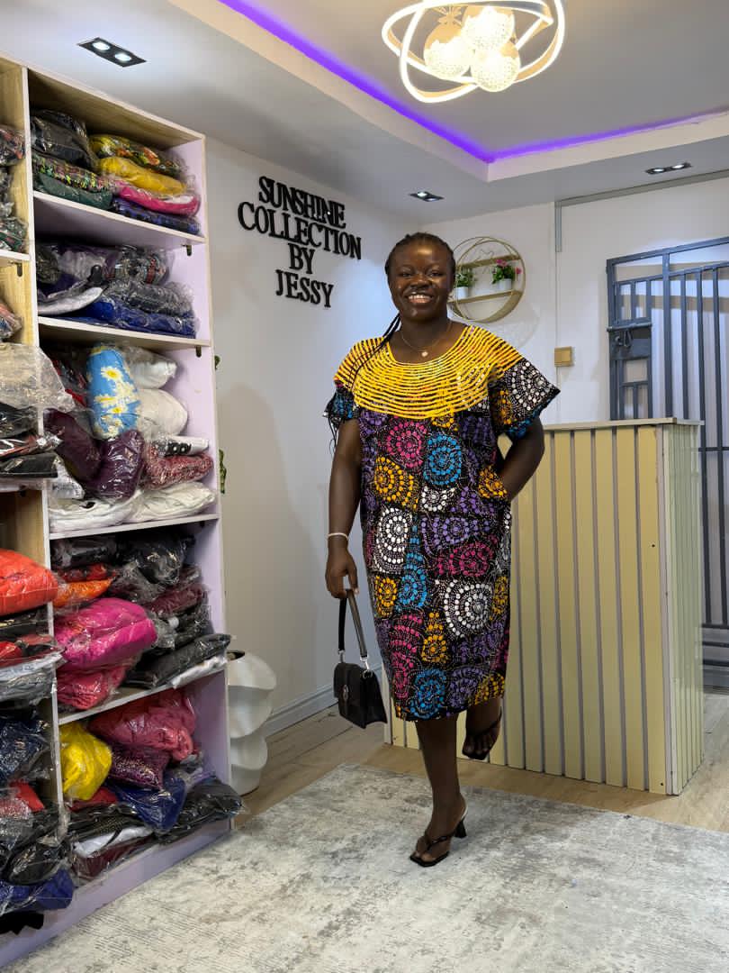 Wow designed  stoned Ankara short bubu 009