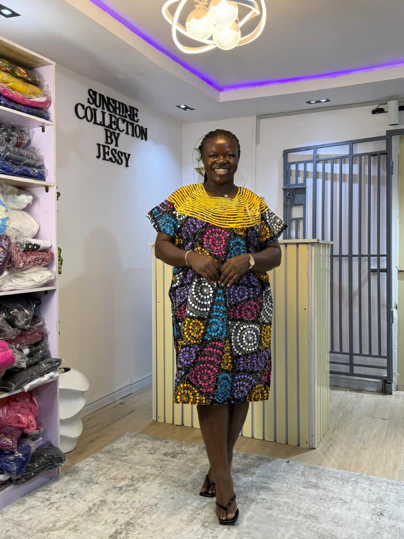 Wow designed  stoned Ankara short bubu 009