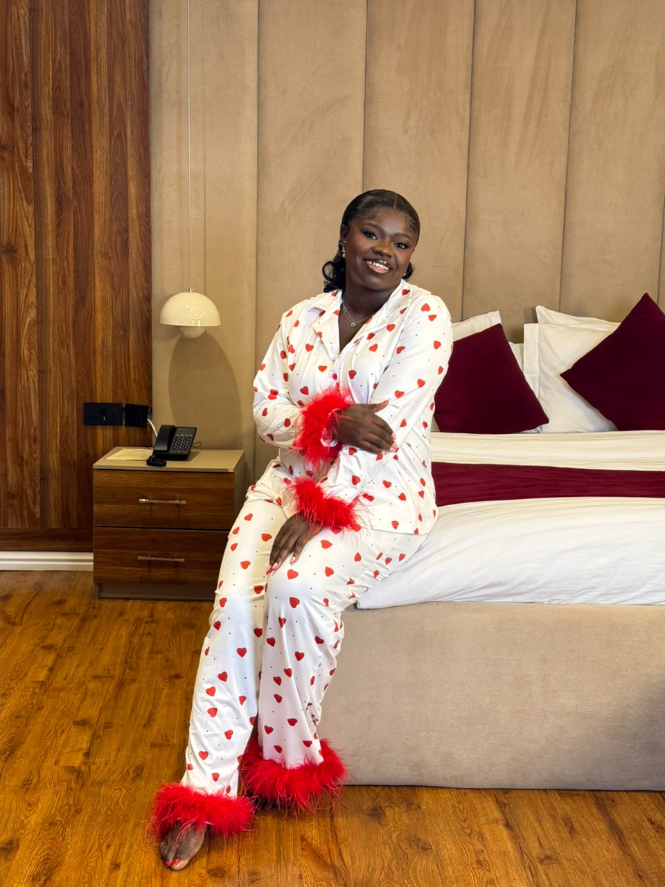 Red Ruffle new pajamas piece