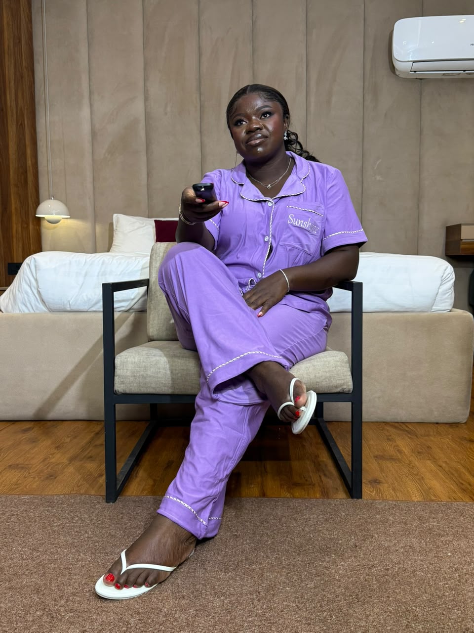 Sunshine Lilac pajamas/lounge 2 piece NC 15