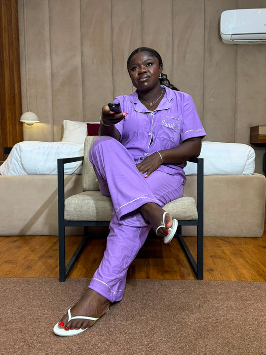 Sunshine Lilac pajamas/lounge 2 piece NC 15