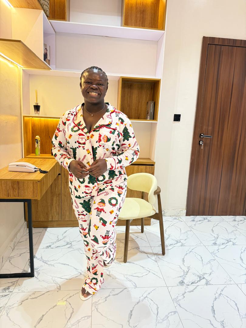 Santa's Little secret pajamas