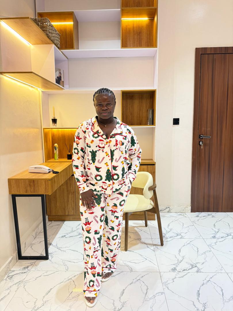 Santa's Little secret pajamas