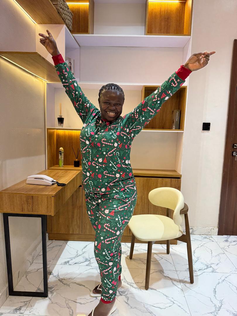 Jingle bell joy pajamas piece