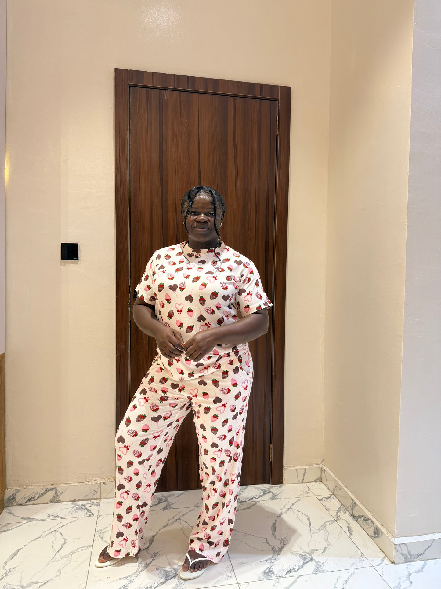 Strawberry design pajamas