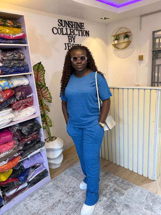 Cute Nenye blue 2  piece set